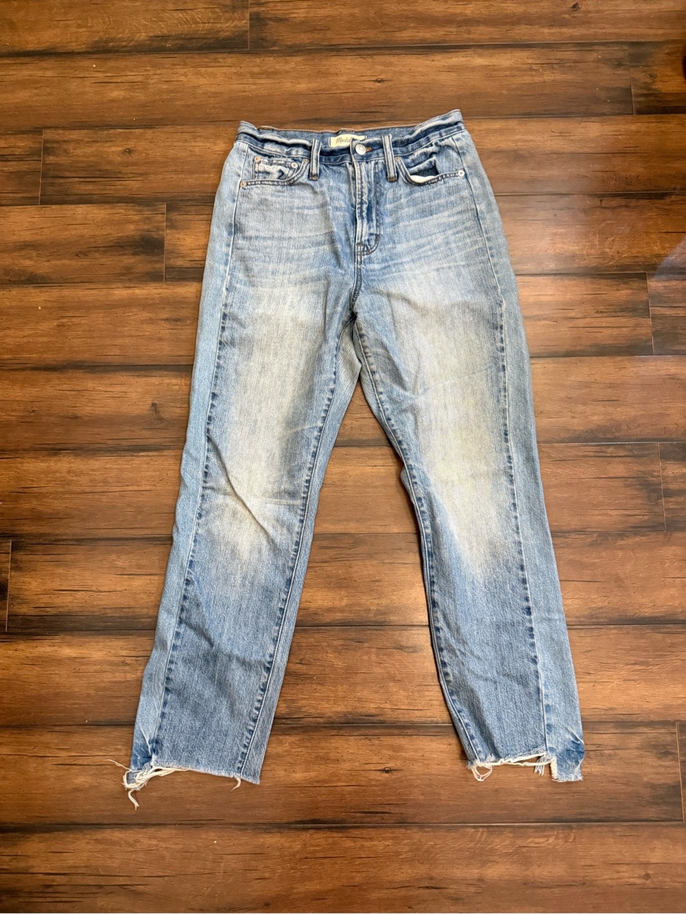 Madewell Light Blue Straight Leg The Perfect Summer Jeans